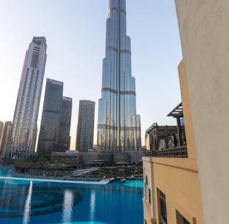 Madinat Zayed Apartment | Full View Burj Khalifa and Fountains -Souk Al Bahar- Dream View holiday Home Rent