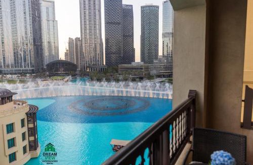 Madinat Zayed Apartment | Full View Burj Khalifa and Fountains -Souk Al Bahar- Dream View holiday Home Rent
