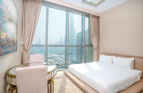 Bur Dubai Apartment | HomesGetaway-Lovely 3BR+Maids Room in Downtown Views