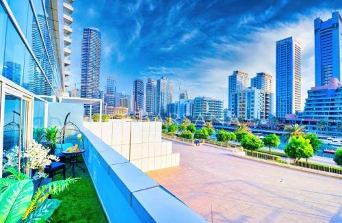 Dubai Marina Apartment | Barsana - Jumeirah Beach Villa - 2BDR - Marina Views
