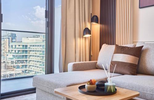 Al Barsha Apartment | Stylish 1BR near Miracle Garden - Oxford Gardens