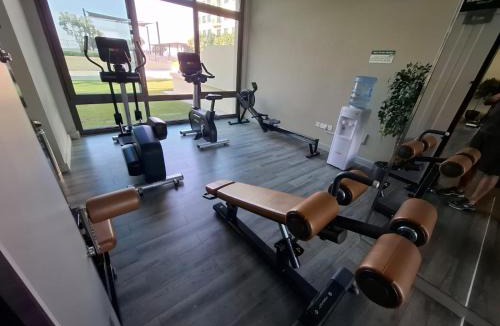 Dubai Apartment | Serene Golf Escape 2BR, Pool, Near Expo and Airport