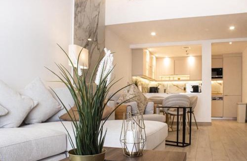 Al Hamra Village Apartment | Stylish Two-Bedroom Apartment Overlooking the Sea by Hala Homes