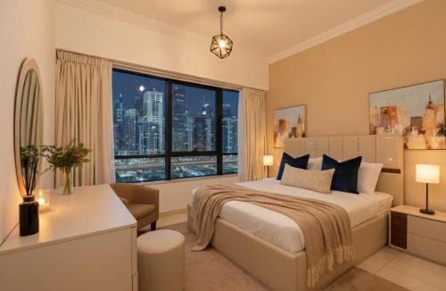 Jumeirah Lake Towers Apartment | Ultimate Stay - Modern 1BR with City View Rooftop Pool Access
