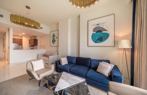 Dubai Media City Apartment | Prestige Heights 1BR with Iconic Oceanview