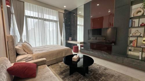 Al Satwa Apartment | Stylish new apartment with Burj and Downtown views