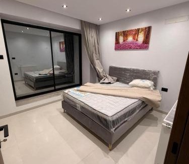 Nabeul Apartment | Appartement Luxe S2-900m-plage-Fibre-Smart TV-Parking privé