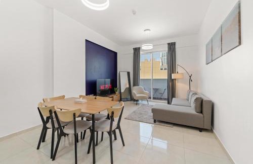 Jumeirah Village Triangle Apartment | Golden Woods Escape Near Marina & JBR