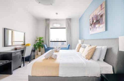 Jumeirah Beach Residence Apartment | Luxury JBR 2BR Shams Full Marina View Free 5 Star Beach Resorts Access