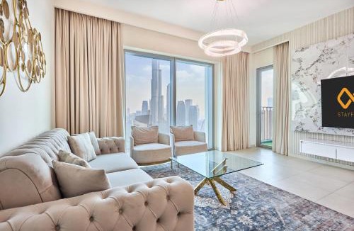 Za'abeel 2 Apartment | Luxury 4 Bedroom High-Floor Apartment, Spectacular Burj Khalifa & Fountain Views, Steps Away from Dubai Mall - Downtown Dubai by Stayfinity