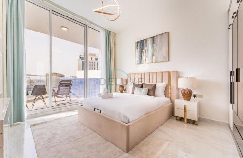 Dubai Apartment | City Views 2BR and Assistant Room with Mini Private Pool in Balcony, Gemz by Danube, Al Furjan by Deluxe Holiday Homes