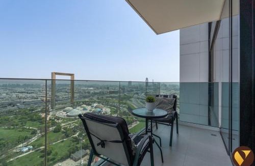 Bur Dubai Apartment | Vogue Vacation Homes, Al Wasl 1 Residences Near Zabeel Park and World Trade Centre, Two Bedroom Apartment with Balcony and Dubai Frame, Access to all Amenities, Walkable to Max Fashion Metro Station