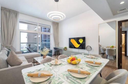 Barsha Heights Apartment | Vogue Vacation Homes, Al Fahad Tower, Al Barsha Heights near Mall of The Emirates, Walking Distance to DIC Metro Station, Two Bedroom Apartment with Balcony and Access to all Amenities