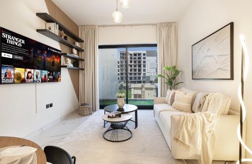 Al Barsha Apartment | Brand New 1BR with Pool, Sauna & Gym