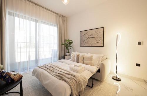 Al Barsha Apartment | Brand New 1BR with Pool, Sauna & Gym
