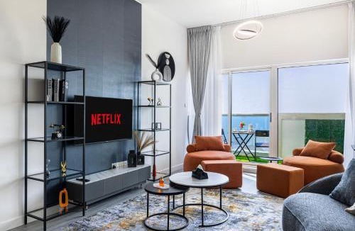 Ajman Apartment | Sleek nordic style seaview condo