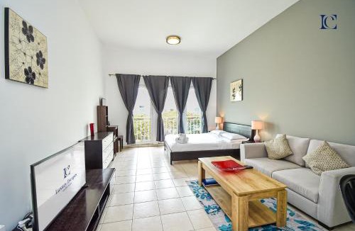 Discovery Gardens Apartment | Luxury Escapes - Tranquil Studio Near Furjan Metro - Relaxing Holiday Retreat