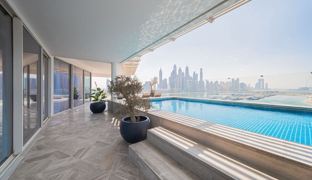 Jaw-dropping 3BR Apt W/Seaview & Private Pool