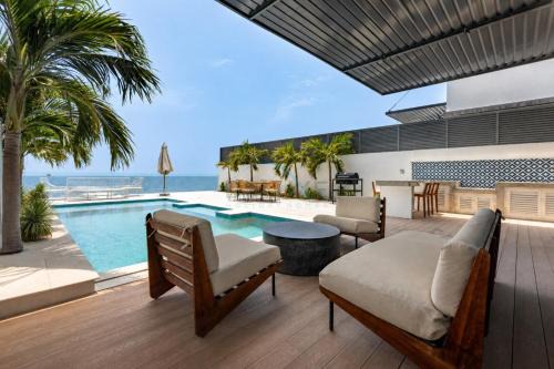 Exceptional 4BR Coastal Villa with Assistant Room, Private Pool, Scenic Sea Views & Outdoor BBQ Area, Al Dana Island, Fujairah by Deluxe Holiday Homes