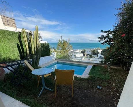 Écrin bleu - Vue mer & piscine