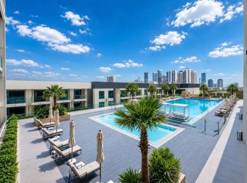 Stunning Beachfront Studio at Blue Bay Walk - Ajmal Makan