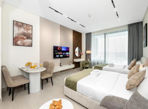 Spacious Studio with Balcony & Jacuzzi Trillionaire Residences, Business Bay