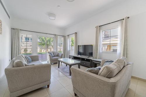 Specious 2BR VILLA WITH MAIDROOM AND HUGE GARDEN IN JVT DUBAI