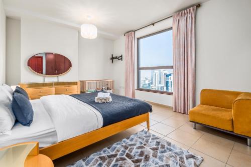 Lovely 2-bed condo in JBR - 5 mins from beach - Palm View!